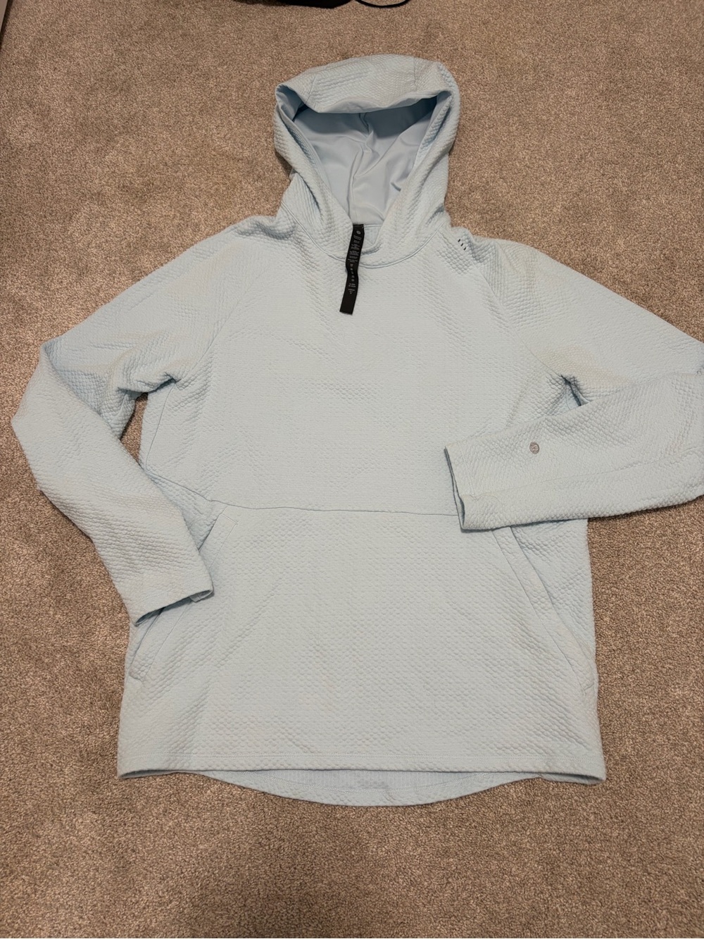 Light Blue Lululemon Ease the Day Hoodie size Medium